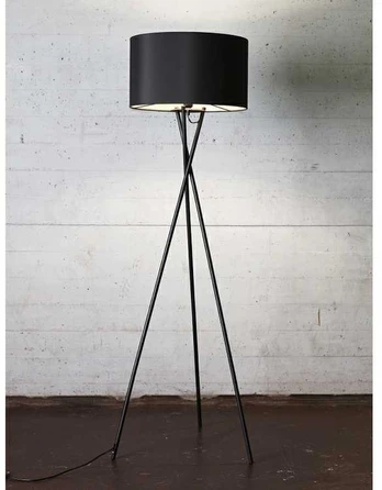 Nielsen_Light UPTOWN GULVLAMPE SORT M/SORT SKÆRM
