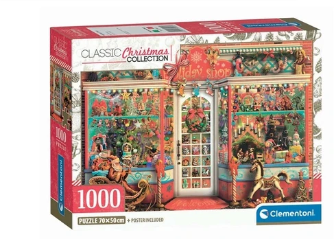 Clementoni CLE puzzle 1000 Compact Holiday Shop 39997