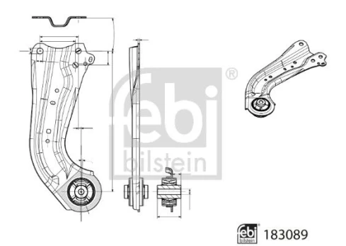 Vikšro valdymo svirtis FEBI BILSTEIN 183089