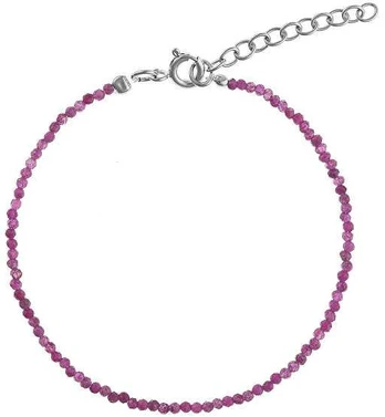 Again Jewelry AJKNR008 Rubino karoliukų apyrankė