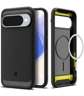 Dėklas SPIGEN RUGGED ARMOR MAG MAGSAFE GOOGLE PIXEL 10 | 10 PRO MATTE Juodas