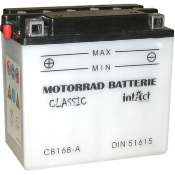 Akumuliatorius IntAct CB16B-A, 12 V, 16 Ah, 160 A