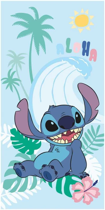 Rankšluostis Disney Stitch cotton beach towel