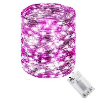 Lempučių girlianda MicroLED "Smart", 9.9 m, šalta balta / rožinė, 100 LED