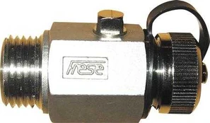 FRESE Bundhane 1/2" DN15 nippel/nippel med slutmuffe ss rustfri