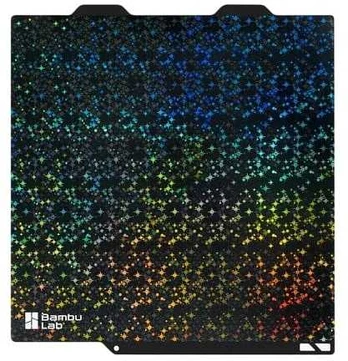 Bambu 3D Starry Surface Plate – Magnetinė PEI perdanga – X1, P1 ir A1 serija – Bambu Lab