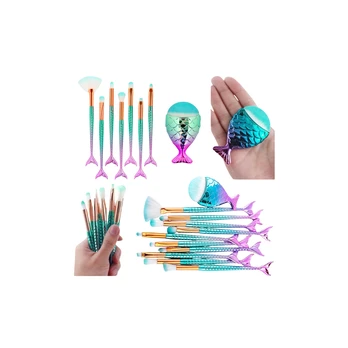 Lean Mermaid Tail Makeup Set 11pcs Rainbow
