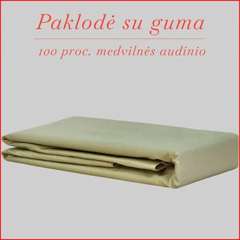 Paklodė su guma - 160x200+30cm.