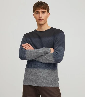 Jack & Jones megztinis vyrams, mėlynas
