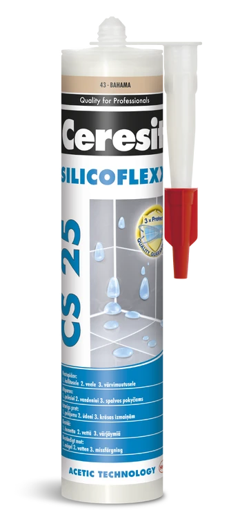 Hermetikas Ceresit Cs25 CS25, 280 ml, juoda