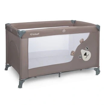 Kelioninė lovelė Kidwell BLISSY BASIC Beige Single-Level Travel Cot