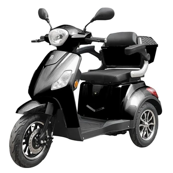 Elektrinis triratis motoroleris, 20Ah BS997DS, juodas