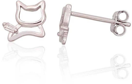Sidabriniai auskarai Vinukai, Praba: 925°, Metalas: Sidabras - 7 mm. - 0.7 g.