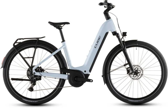 Elektrinis dviratis Cube Touring Hybrid ONE 600 Easy Entry glacier'n'reflex 2026-46 cm (Dydis: 46 cm)