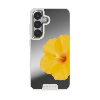 Hibiscus - Samsung Galaxy S25 Plus Case, Elite Mirror Light (Magnetic) / Silver