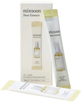 MIXSOON Bean Essence Face Essence Sample Set with Soybean Extract, 1.5 ml x 10 pcs