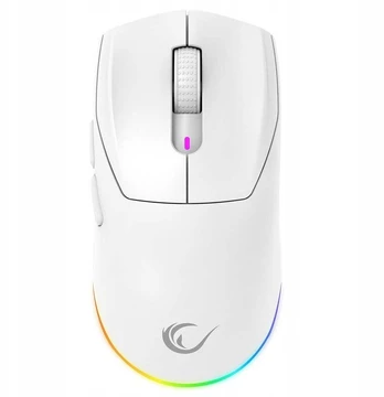Rampage Prote M5 belaidė pelė 24000 DPI RGB LED 1K Hz balta