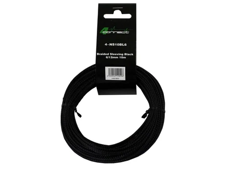 FOUR Connect 4-NS10BL6 nylonsock Juodas 6/12mm 10m