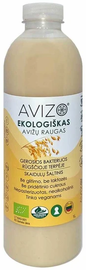 Avizo Ekologiškas Avižų Raugas 1000 ml.