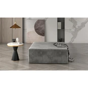 Pufas Kelim Monolith 85, pilkas, 83 cm x 83 cm x 42 cm kaina