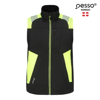Softshell Pesso liemenė VESTA (juoda/geltona)