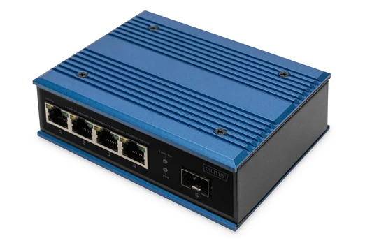Industrial switch 4x100Base-TX, 1xuplink FX