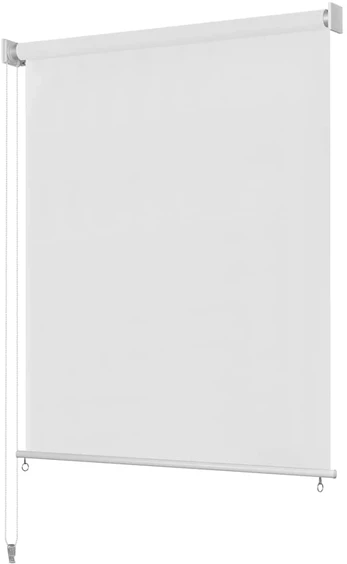 Lauko roletas, 225 (plotis) x 230 (aukštis) cm, baltos spalvos