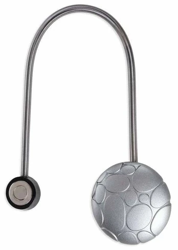 Užuolaidų laikiklis su magnetu, 6 cm, pilka