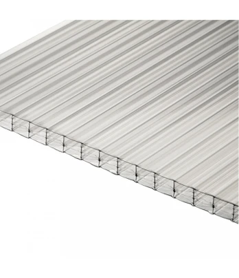 Kanalinis polikarbonatas 20x2100x6000 mm, skaidrus Plaskolite (3.0)