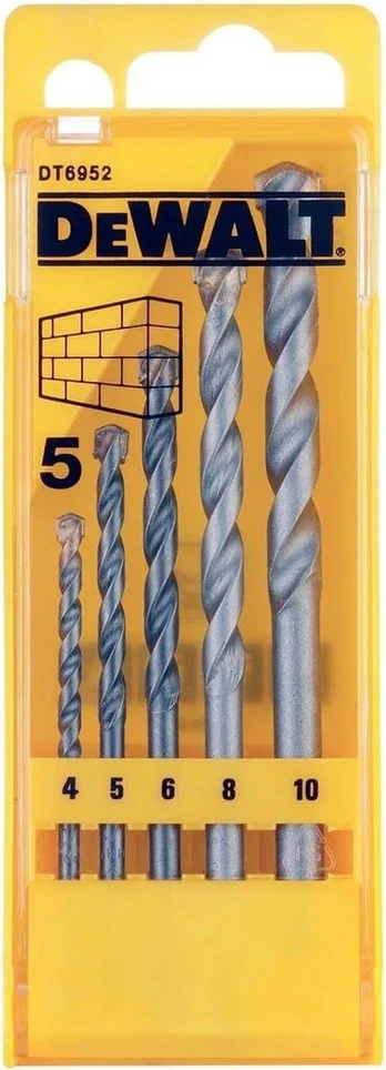 Dewalt mūro grąžtų rinkinys 5 vnt.