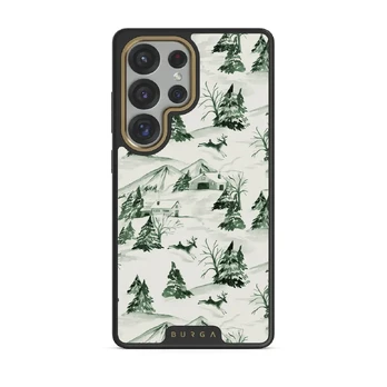 Pine Lodge - Samsung Galaxy S25 Ultra Case, Elite Dark (Magnetic) / Gold