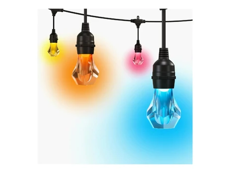 Nanoleaf Essentials Matter Smart Multicolour Outdoor String Lights Starter Kit 15m|Nanoleaf | NF084K02-20SLO