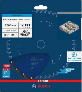 Bosch Expert Construct. Wood 165x20x1.6/1 24T