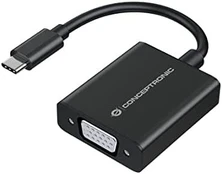 Adapteris USB Conceptronic USB-C - VGA Juodas (ABBY05B)