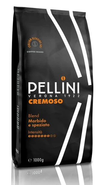 Kavos pupelės CREMOSO, Pellini, 1 kg