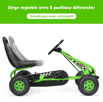 Pedalinis keturratis žalias