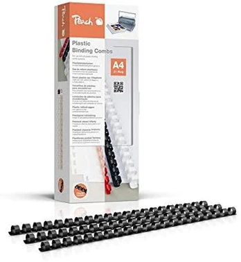 Peach Peach Binderücken juodas 10mm 100er-Pack