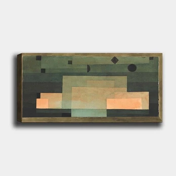 Reprodukcija ant drobės Abstrakcija, 30x80 cm