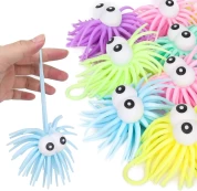Squishy žaislas šviečiantis su gumele, antistresinis kaina