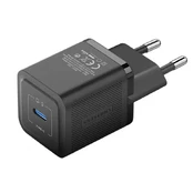 Wall charger, Vention, FEPB0-EU, USB-C, 20W, GaN (black) kaina