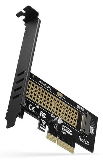 Adapteris AXAGON PCEM2-N PCI-E 3.0 4x-M.2 SSD NVMe,80mm SSD