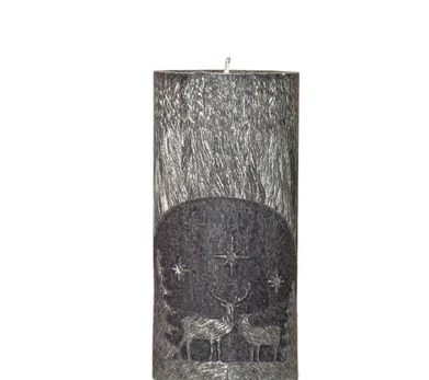 Žvakė Cilindras, 7 x 15 cm, grafito sp., cinamonas