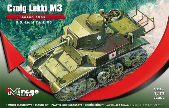 Mirage Light Tank M3 Luzon 1942 Amerikos