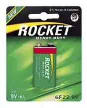 Rocket Heavy Duty 9V baterija, 1 vnt. kaina