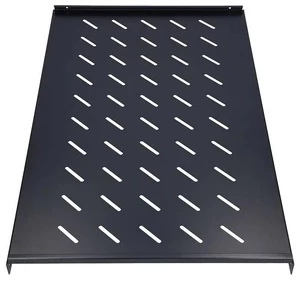Lentyna Extralink Shelf 1U 750mm 19", 75 cm, juoda