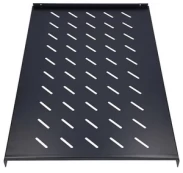 Lentyna Extralink Shelf 1U 750mm 19", 75 cm, juoda kaina
