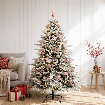 Dirbtinė kalėdinė eglutė su rutuliuku 120 cm 150 LED