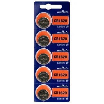 Murata Manufacturing Co Baterija - Murata CR1620 3V 80mAh Monetos Elementas