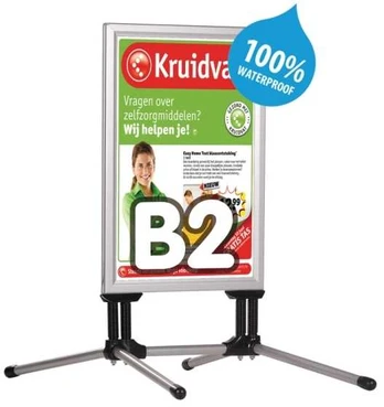 Twinco Gadeskilt TWIN LIGHT Wind B2 50x70 cm alu