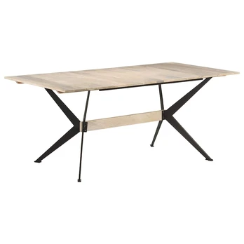 Valgomojo stalas, 180x90x76cm, mango medienos masyvas